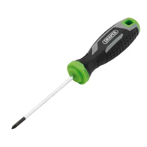 Draper Pozi Soft Grip Screwdriver, PZ0 x 75mm 13369