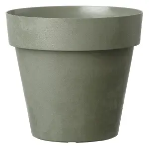 Verve Nurgul Matt Deep lichen green Polypropylene Plant pot (Dia) 79cm, (H)70.2cm, 230L