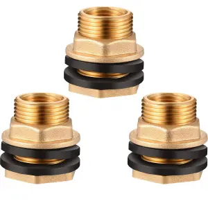 Water Butt Connector Adapter Tank Fitting Brass 1/2"