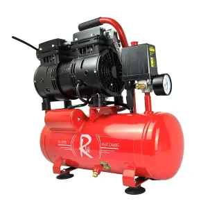 RocwooD Air Compressor Electric 8L Litre 550w Silent 116PSI