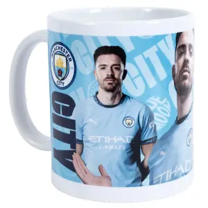 Manchester City FC Grealish Mug White/Blue/Black (9cm x 8cm)