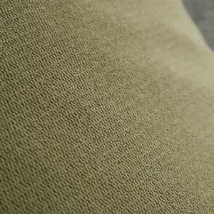 Catherine Lansfield Wilson Velvet 45x45cm Cushion Olive Green