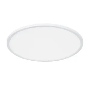 Nordlux Oja 42 3000/4000K 3-Step Indoor Living Dining Bedroom Ceiling Light In White (Height) 2.3cm