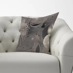 Abstract Moon Shapes Cushions 60cm x 60cm