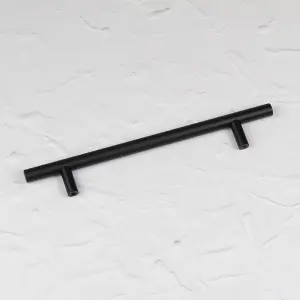 160mm Matt Black Cabinet Handle Dark Kitchen Cupboard Door Drawer Pull Bathroom Bedroom Furniture Replacement