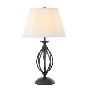 Elstead Artisan 1 Light Table Lamp Black, E27