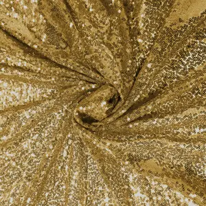 4ft x 7ft Sequin Backdrop Photography Background Shiny Fabric Glitter Curtain Backdrop, Champagne