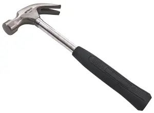 Amtech A0150 16oz (450g) Polished claw hammer with steel shaft