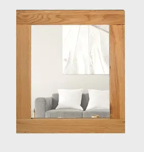 Hallowood Furniture Waverly Oak - Oak Framed Mirror (MIR680)