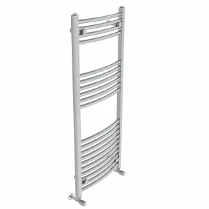 Right Radiators 1200x500 mm Curved Heated Towel Rail Radiator Bathroom Ladder Warmer Chrome