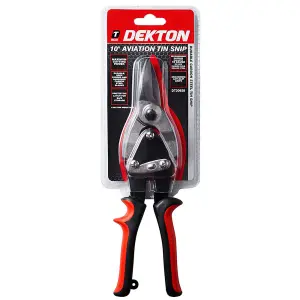 Dekton 250mm Straight Cut Aviation Tin Snip Cut Cutting Shear Sheet Metal 10"