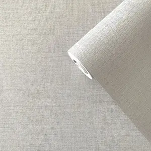 Lustre Collection Smooth Sheen Plain Wallpaper Roll