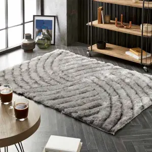 Origins Dallas Silver Rug 120 X 170