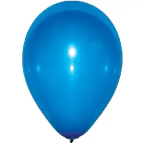 Latex Plain Balloons (Pack of 100) Blue (One Size)