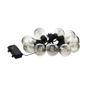 EGLO Libisa LED 4.5 Meter Black Transparent Outoor Fairy Lights