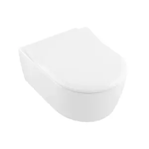 Villeroy & Boch Avento Slim Soft Close Replacement Toilet Seat, White Alpin