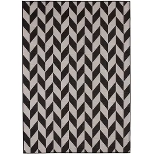 Ecology Collection Outdoor Rugs in Black  600Bl