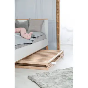 Side bed, folding bed Fold Up Brown