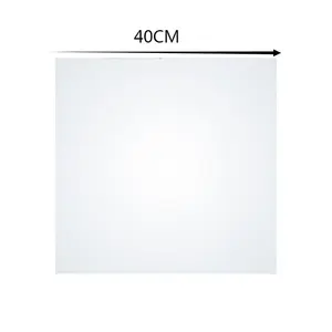 4pcs Acrylic Adhesive Wall Mirror Tiles (Set of 4) 40cm H x 40cm W