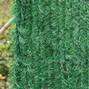 Abaseen 1m x 3m Artificial Conifer Hedge Garden Screening - Weather Resistant Plastic Garden Privacy Screen - Garden Fence