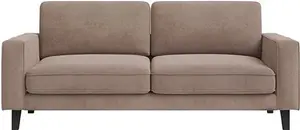 DUSK Soho 3 Seater Sofa - Sand - Matte Velvet