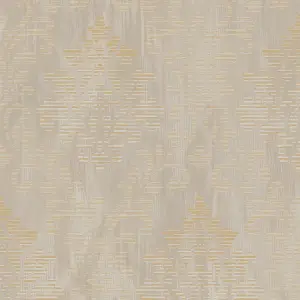 Galerie Metallic Fx Gold Modern Metallic Damask Textured Wallpaper