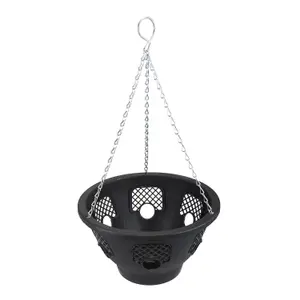 12 Inch Hanging Basket Gardening Tools Accessories, Garden Work  33cm Black