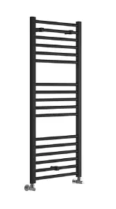 Aquarius Graph High Heat Output Straight 1200 x 600mm Anthracite Towel Radiator AQGR0160