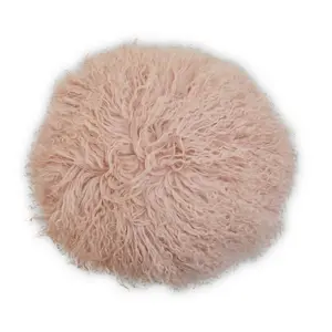 Bosie Luxury Pink Soft Fur Cushion