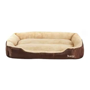 Bacup Polyester Pet Bed Blue / XXLarge (105 cm L x 80 cm W)