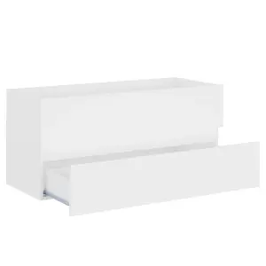 Berkfield Sink Cabinet White 100x38.5x45 cm Engineered Wood