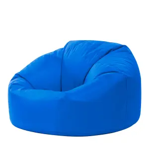 Veeva Classic Indoor Outdoor Bean Bag Blue Bean Bag Chair