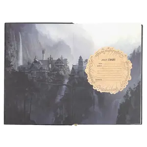 The Lord Of The Rings 2025 A5 Diary Black/Gold (One Size)