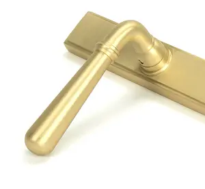 Satin Brass Newbury Slimline Lever Espag. Lock Set