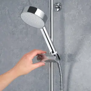 Mira Minimal Chrome effect Rear fed Thermostat temperature control Mixer Shower kit