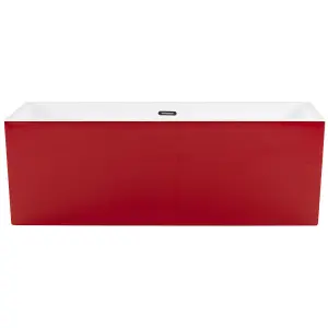 Freestanding Bath 1700 x 810 mm Red RIOS