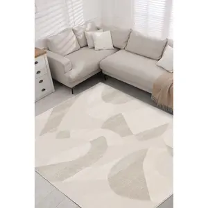 Melrose Turin Concept Natural Patterned Area Rug 120/170cm