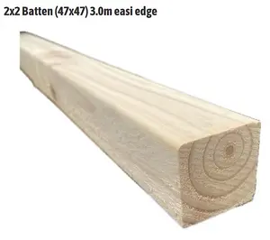 2X2 sawn timber (45x45mm) 3.0m long (pack of 9) FREE DELIVERY