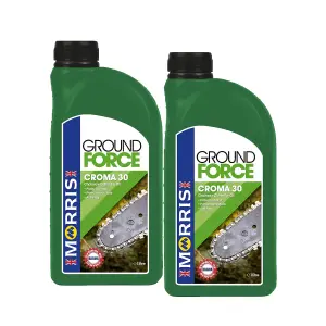 MORRIS Ground Force Chainsaw Chain Oil Guide Bar Blade Oil 2x1L