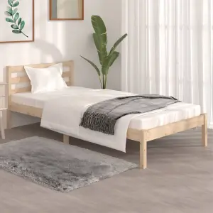 vidaXL Bed Frame without Mattress 90x190cm Single