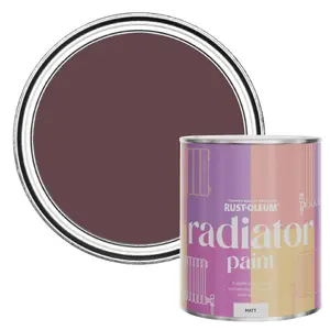 Rust-Oleum Mulberry Street Matt Radiator Paint 750ml