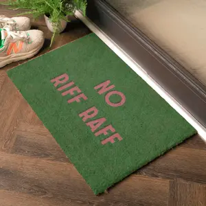 No Riff Raff Doormat (60 x 40cm)