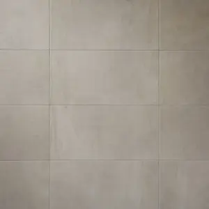 Colours Structured Off white Matt Concrete effect Textured Porcelain Indoor Wall & floor Tile, Pack of 6, (L)600mm (W)300mm