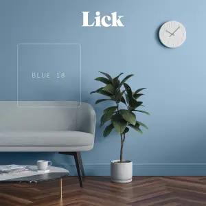 Lick Blue 18 Matt Emulsion paint, 2.5L