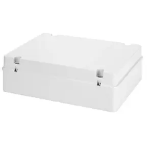 Gewiss GW44210 Grey Plastic Junction Box 380mm x 300mm x 120mm - Pack of 2