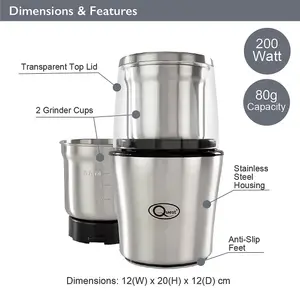 Quest 34170 80g Electric Wet & Dry Food Grinder