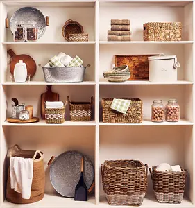 Interiors by Premier Round Jute Basket