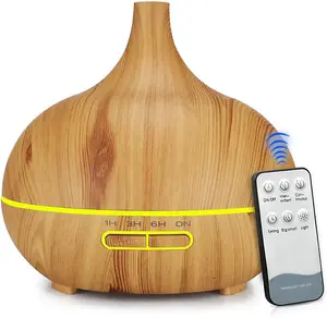 Trendi Essential Oil Diffuser Mist Humidifier Ultrasonic Vaporizer (Natural Wood Grain)