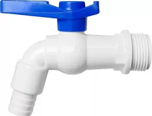 Butt Outlet Replacement Tap Water Storage Tank Plastic Valve Faucet 3/4 BSPM