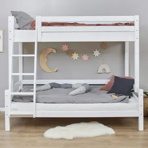  120 x 200cm Solid Wood Standard Bunk Bed by Harrlet Bee